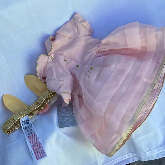 Disney Pink Thumper Baby Dress w/ Headband Size 0-3 Months - Picture 6 of 8